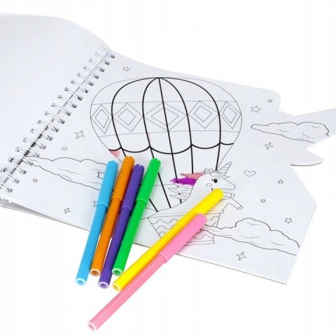 Zestaw kreatywny do kolorowania + pisaki UNICORN 497702 STARPAK