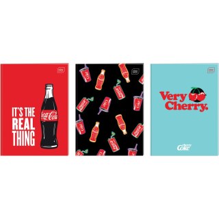 Zeszyt A4 32k kratka 70g M Mat+UV COCA COLA INTERDRUK