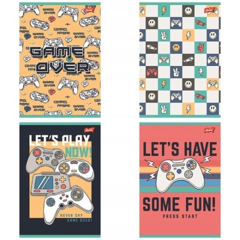 Zeszyt A5 32k kratka laminowany LET`S PLAY St. Majewski