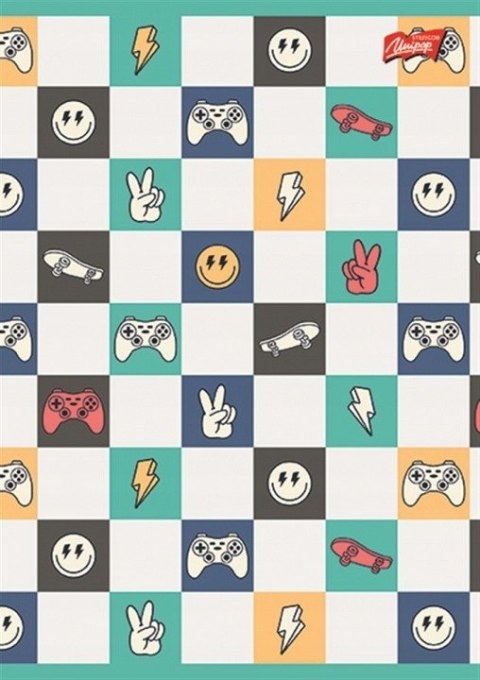 Zeszyt A5 32k kratka laminowany LET`S PLAY St. Majewski