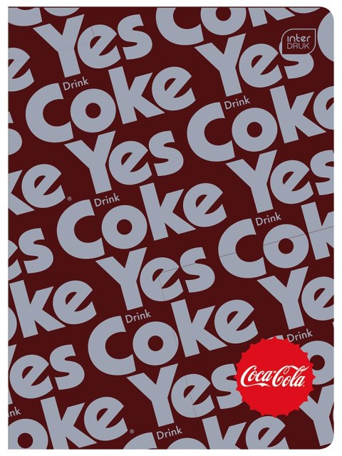 Zeszyt A5 60k kratka 70g M Hybrid COCA COLA INTERDRUK