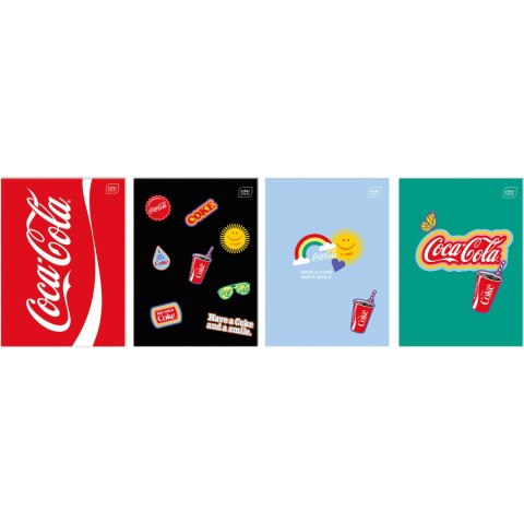 Zeszyt do słowek A6 32k Mat+UV COCA COLA INTERDRUK