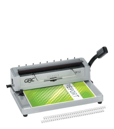 Bindownica drutowa W12 z ręcznym dziurkaczem binduje do 125 kartek A4 4410043 GBC