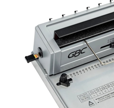 Bindownica drutowa W12 z ręcznym dziurkaczem binduje do 125 kartek A4 4410043 GBC