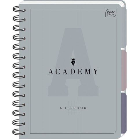 Kołozeszyt A4 100k. kratka 90g przekł PP ACADEMY