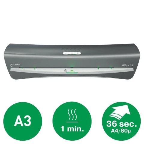 Laminator iLam OFFICE A3 230V srebrny 72530084 LEITZ