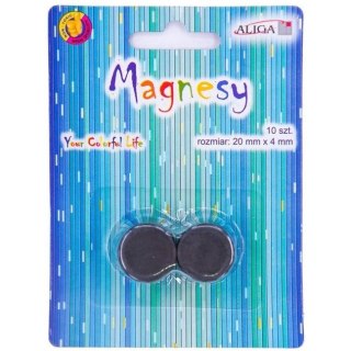 Magnesy 20mm/4mm (10szt.) MAG-327 ALIGA