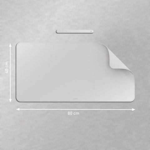 Mata na biurko 800x400mm jasnoszara 53820085 LEITZ