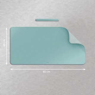 Mata na biurko 800x400mm miętowa 53820051 LEITZ