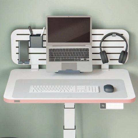 Mata na biurko skórzana 700x360mm jasnoszara 53850085 LEITZ