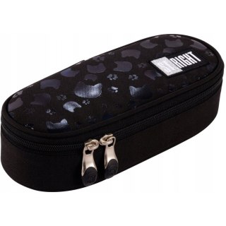 Piórnik szkolny w koty Saszetka usztywniona PC-01 BLACK CATS St.Majewski