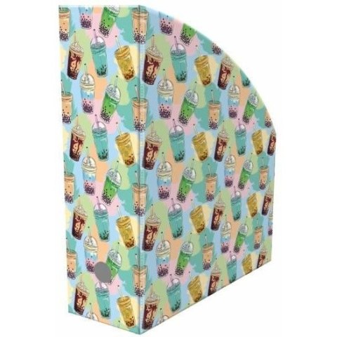 Pojemnik na dokumenty 10cm z nadrukiem BUBBLE TEA NSE-02-37 BIURFOL