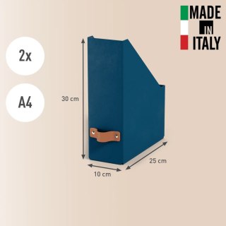 Pojemnik na dokumenty Puro z tektury w 100% z recyklingu (2szt.) granatowy 24710068 LEITZ