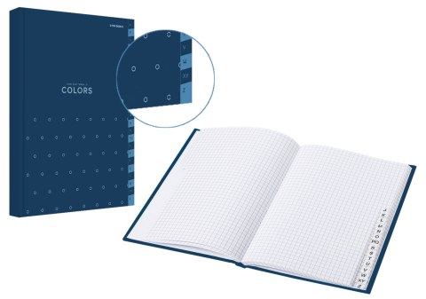 Skorowidz A5 96k kratka COLORS 400169234 TOP 2000