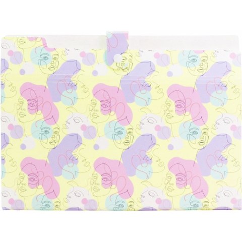 Teczka harmonijkowa A4 PP 5 przegródek z nadrukiem WOMEN THN-A4-42 BIURFOL