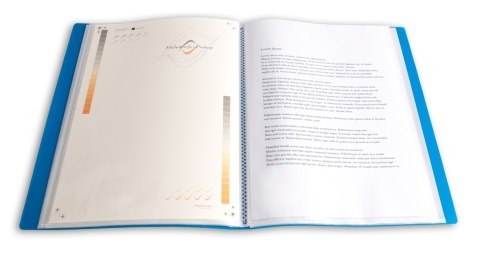 Teczka ofertowa A4 PP 40 koszulek NIEBIESKA BT630-N40 TETIS