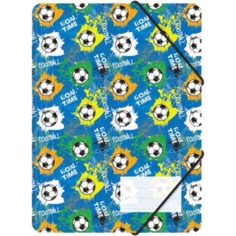 Teczka z gumką A4 PP z nadrukiem FOOTBALL TGN-A4-34 BIURFOL