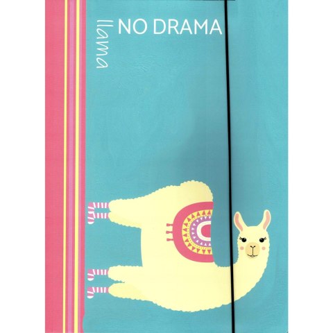 Teczka z gumką LAMA turkusowa kolekcja NO PROBlama 302/96 VAUPE