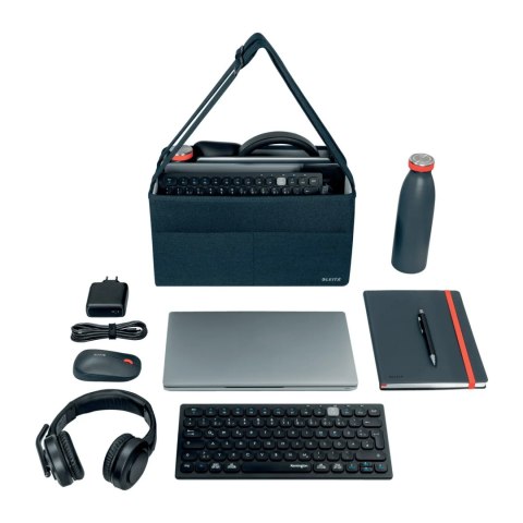 Torba kompaktowa na akcesoria Fabric ciemnoszara 65760089 LEITZ