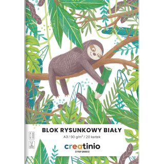Blok rysunkowy A3 20k biały CREATINIO 400176664 TOP 2000