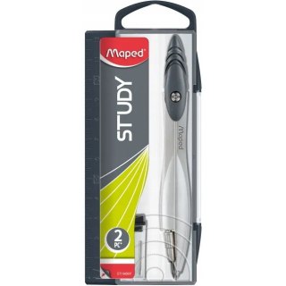 Cyrkiel STUDY 110 z grafitowymi wkładami, czarny 199590 MAPED