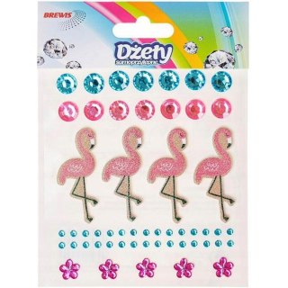 Dżety + naklejki flamingi DS98 BREWIS