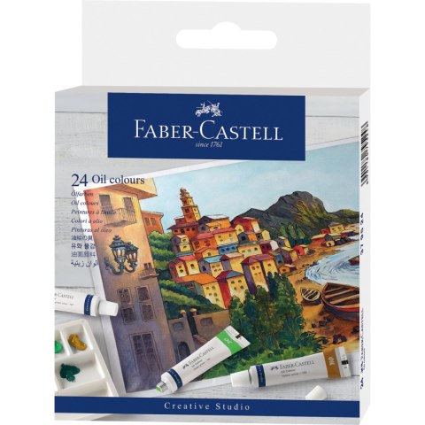 Farby olejne 24 kolory CREATIVE STUDIO tubki 9ml 379524 Faber-Castell