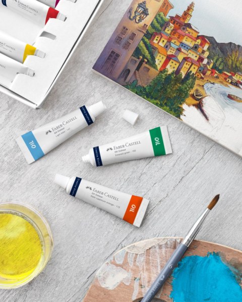 Farby olejne 24 kolory CREATIVE STUDIO tubki 9ml 379524 Faber-Castell