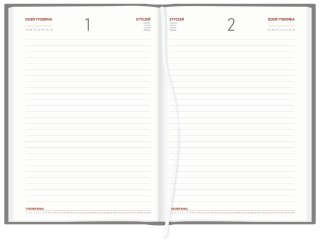 Kalendarz A4 Vivella UNIWERSALNY dzienny p.biały 238 A4DB czerwony Wokół Nas