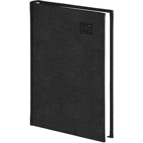 Kalendarz A5 Aluminium STANDARD dzienny p.biały 237 A5DB czarny Wokół Nas