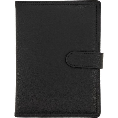 Kalendarz B5 dzienny z zapięciem 2026 ekoskóra czarny 0405-0922-01 Panta Plast