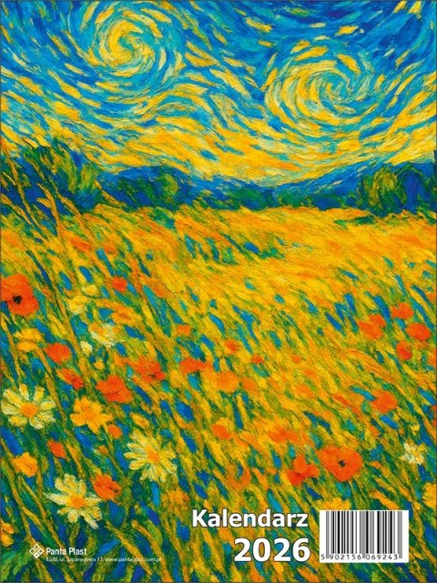 Kalendarz biurkowy pionowy 2026 0405-0900-99 Panta Plast
