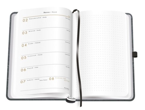 Kalendarz książkowy 2026 A5 192 Metallic Savage INTERDRUK