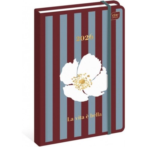 Kalendarz książkowy 2026 A5 192 Metallic Tutto INTERDRUK