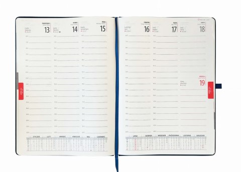 Kalendarz książkowy A4 tygodniowy z gumką LUX K-A4TL AVANTI