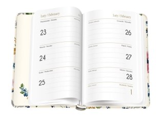 Kalendarz książkowy A6 192 Mat+UV blossom INTERDRUK