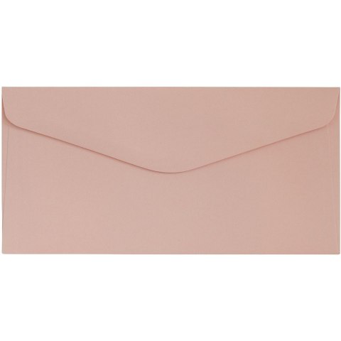 Koperta DL gładki pudrowy róż satynowany K 130g. (10szt.) 280135 Galeria Papieru