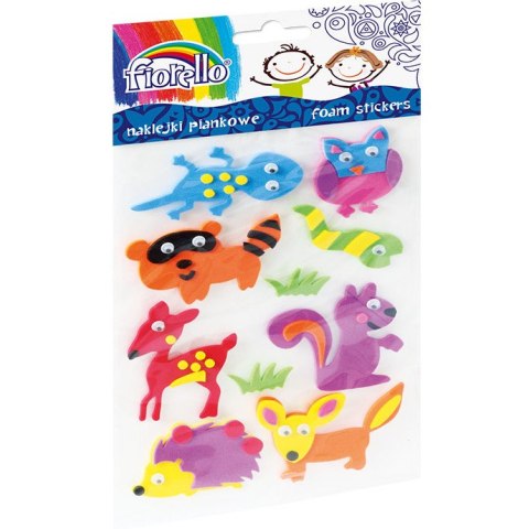 Naklejki piankowe FIORELLO GR-NP133 zwierzęta leśne