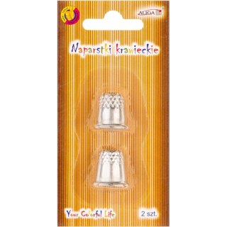 Naparstki krawieckie 1,5cm x 2cm 2szt. MUL-200 ALIGA