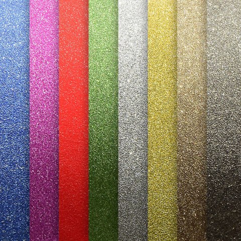 Papier samoprzylepny brokatowy mix kol. (10ark.) 150g. 206999 Galeria Papieru