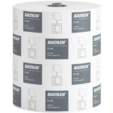 Ręcznik biały 21cm*150m 2w (6sztuk) SYSTEM M 97449 Katrin Plus