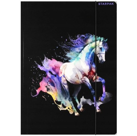 Teczka z gumką A4 HORSES 559714 STARPAK