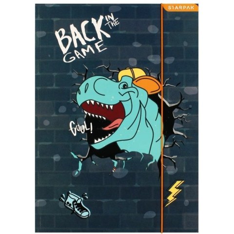 Teczka z gumką A4 SKATE DINO 536505 STARPAK