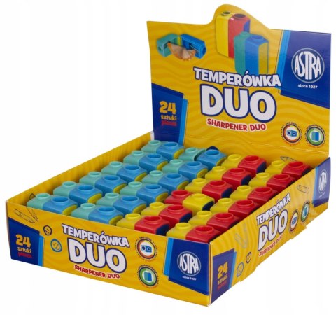 Temperówka podwójna z pojemnikiem DUO 404121001 ASTRA