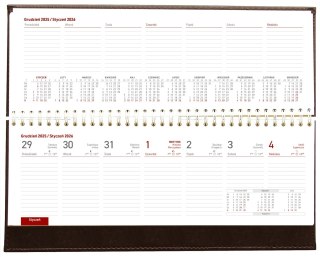 Terminarz leżący Vivella 2026 granatowy KB047VB Wokół Nas