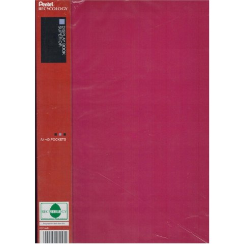 Album ofertowy A4 40kieszeni czerwony DCF144B SUPERIOR PENTEL