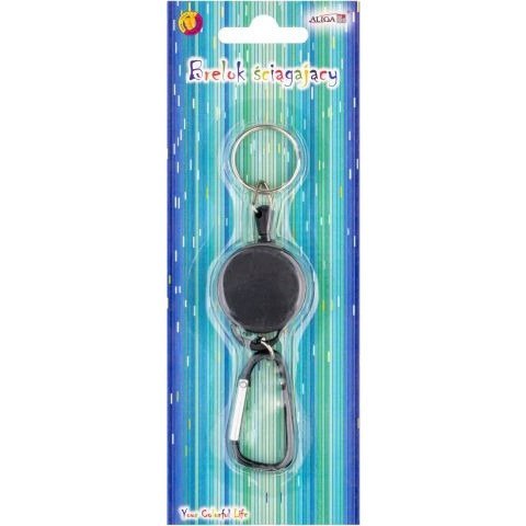 Brelok ściągający do identyfikatora PH-3643 z karabińczykiem ALIGA