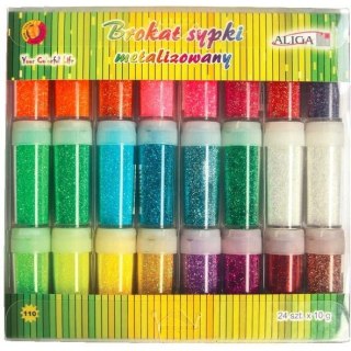Brokat WMT-0441(110) 10g metalizowany 24 kolory ALIGA