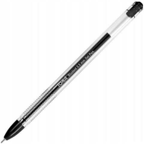 Długopis żelowy STUDENT czarny TO-071 TOMA