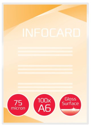 Folia do laminacji GBC Pouch A6 75Mic 100szt. 3743152